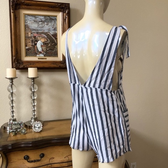 Sold on Mercari! striped romper - Picture 2 of 2